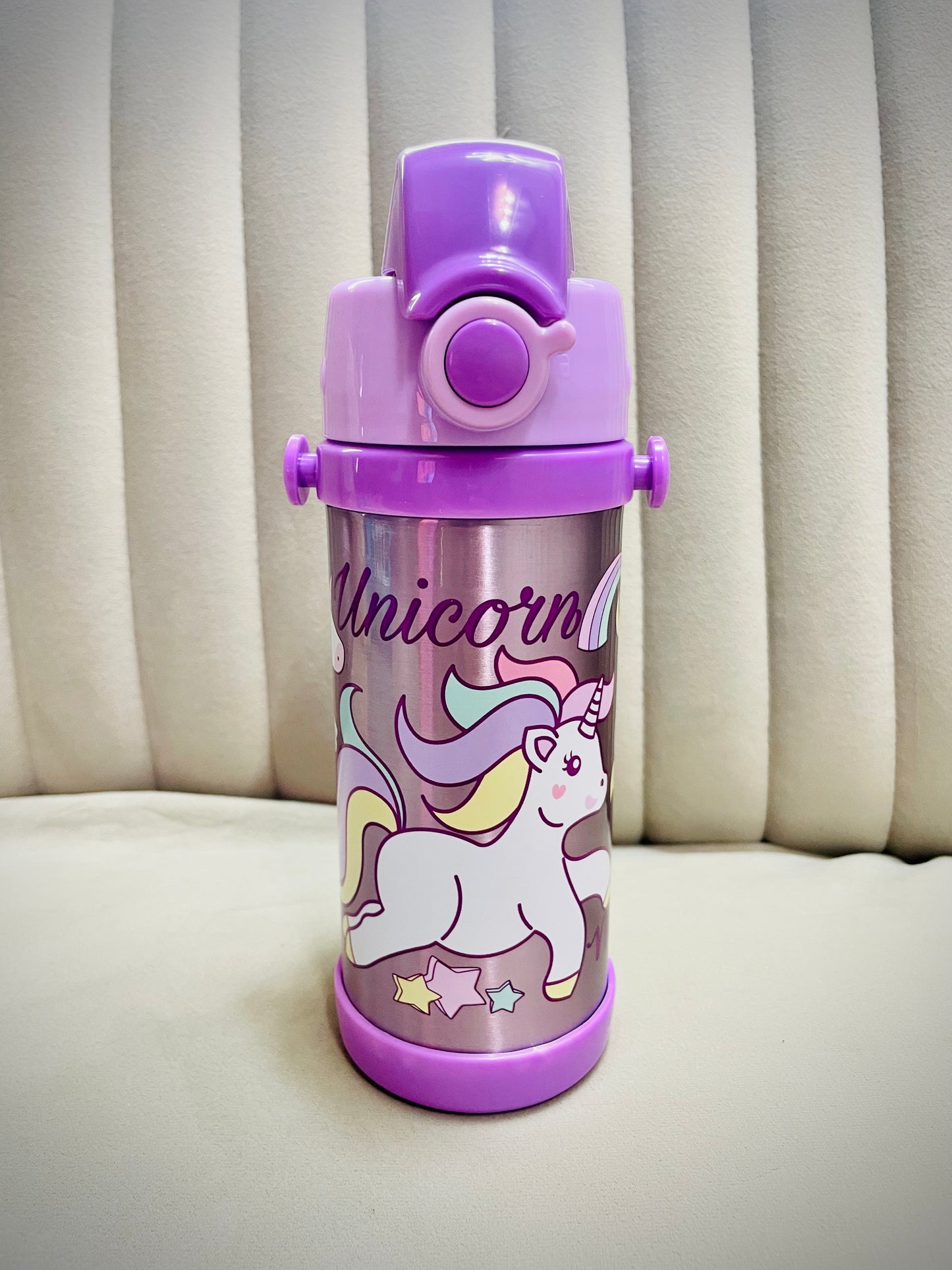 “Shining Me” Stainless steel holographic sipper - 350 ml