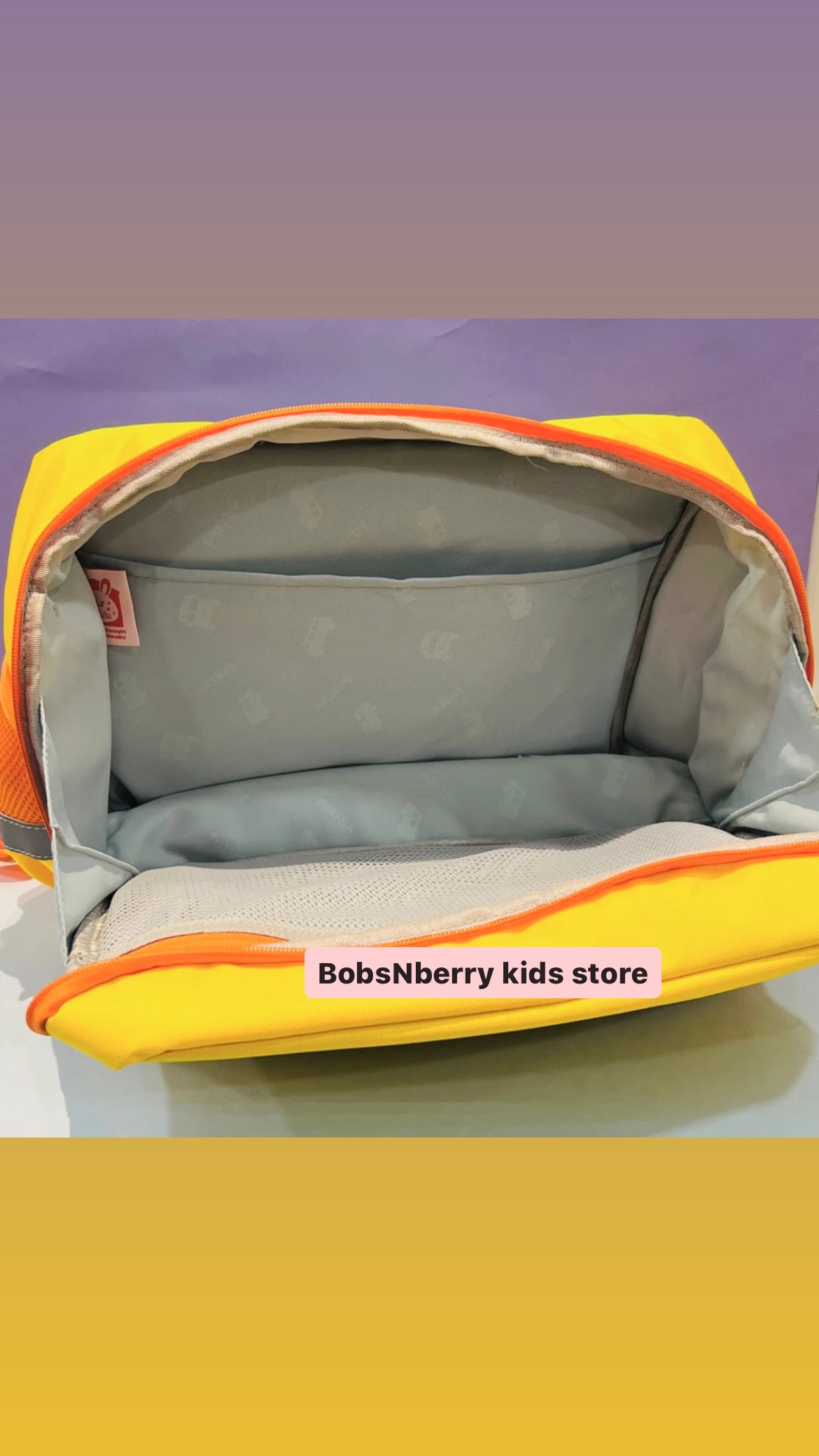 School Bus Backpack- Rectangular Shape !!