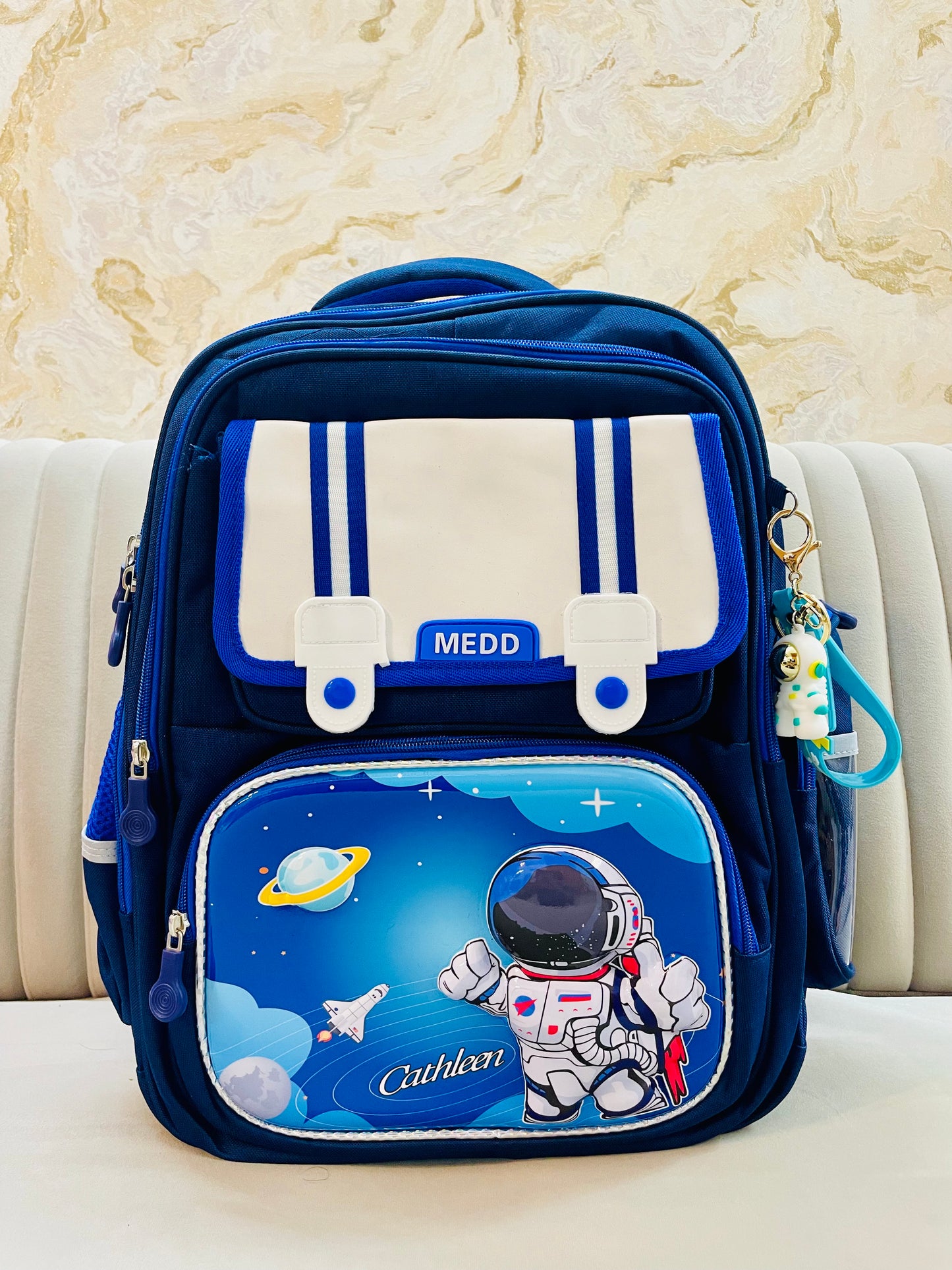 Premium 17” Backpack with 3D embossed print