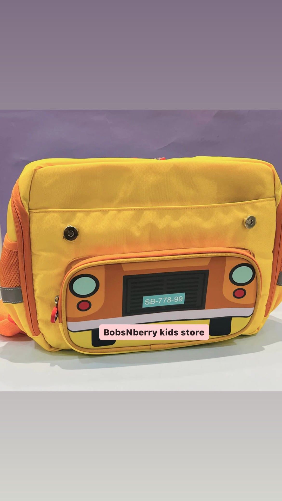 School Bus Backpack- Rectangular Shape !!