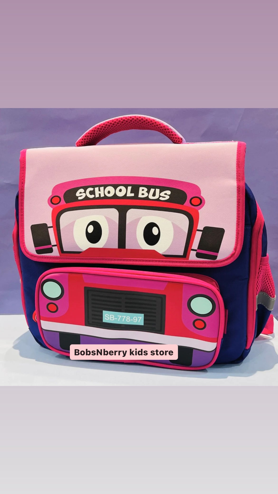 School Bus Backpack- Rectangular Shape !!