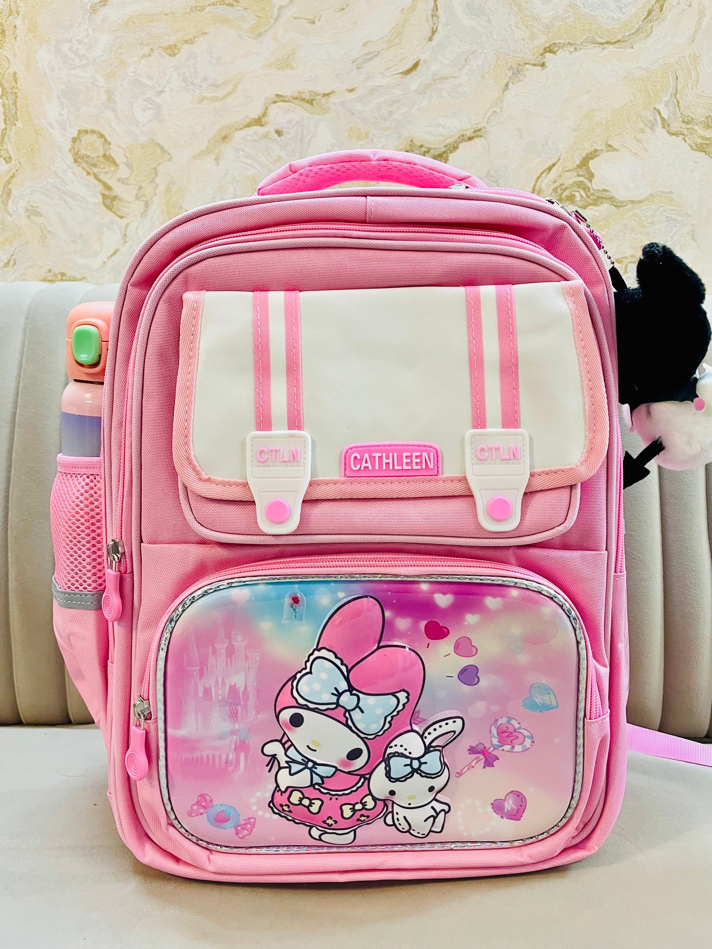 Premium 17” Backpack with 3D embossed print