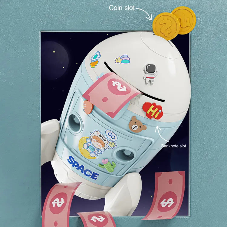 DIY Spaceship - Rocket Money Bank