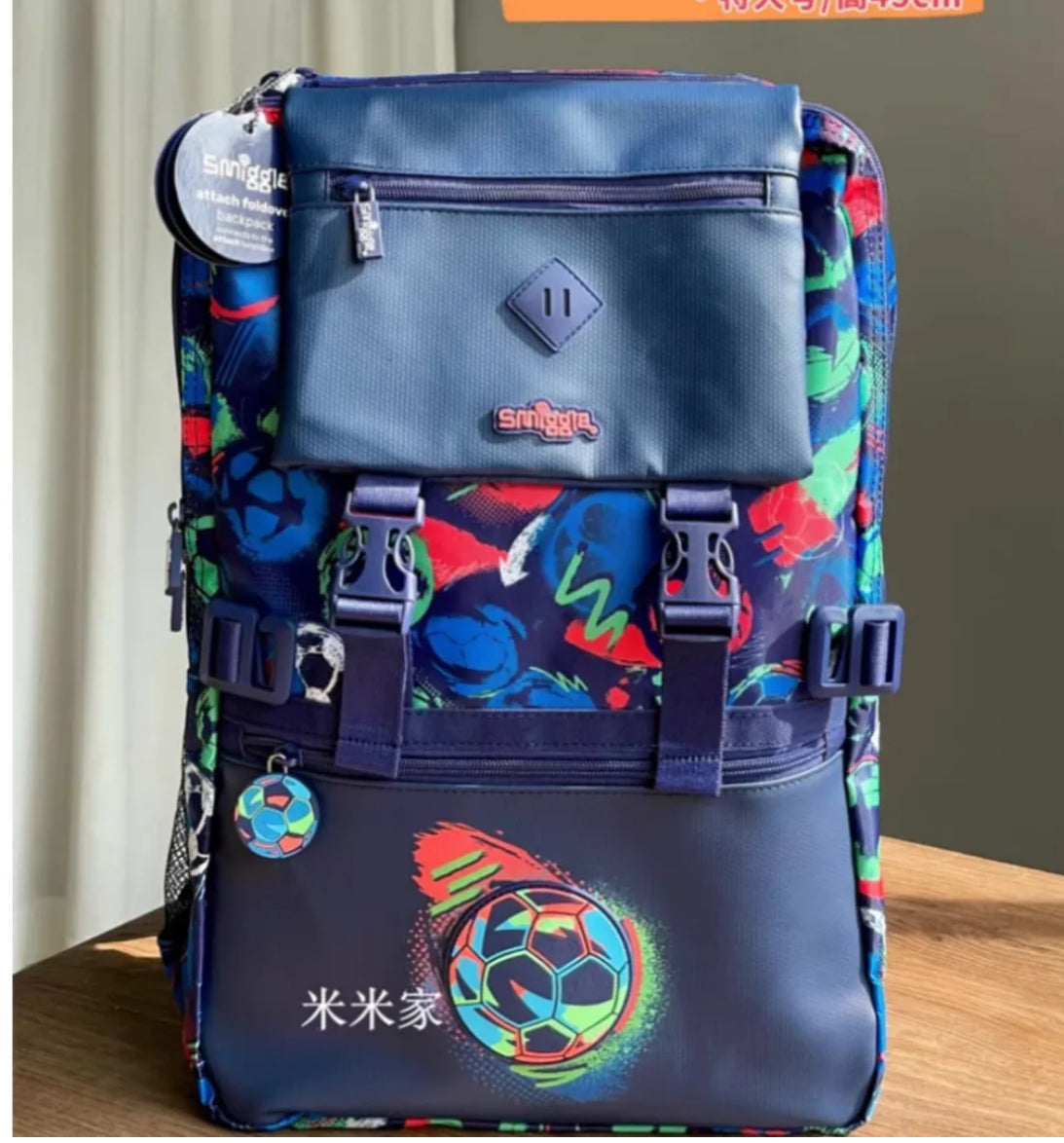 Smiggle foldover Big 18” Smiggle Backpack - Luxury Quality
