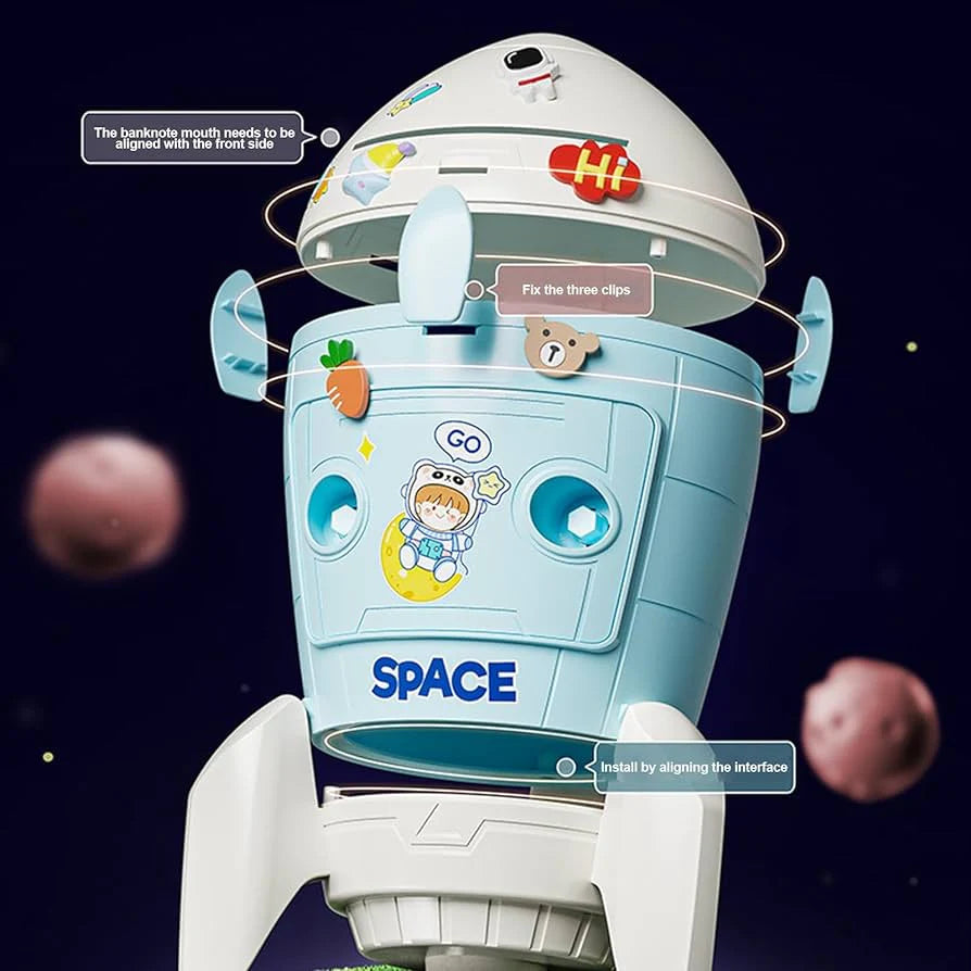 DIY Spaceship - Rocket Money Bank