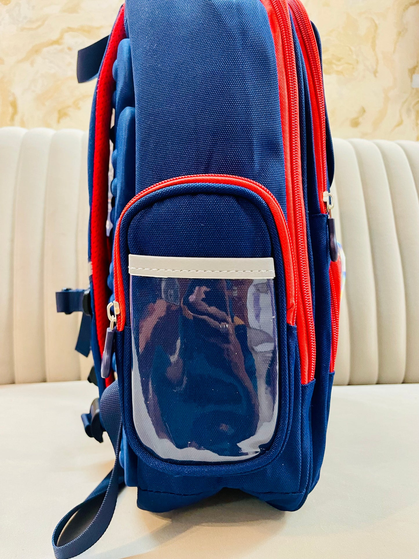 Premium 17” Backpack with 3D embossed print
