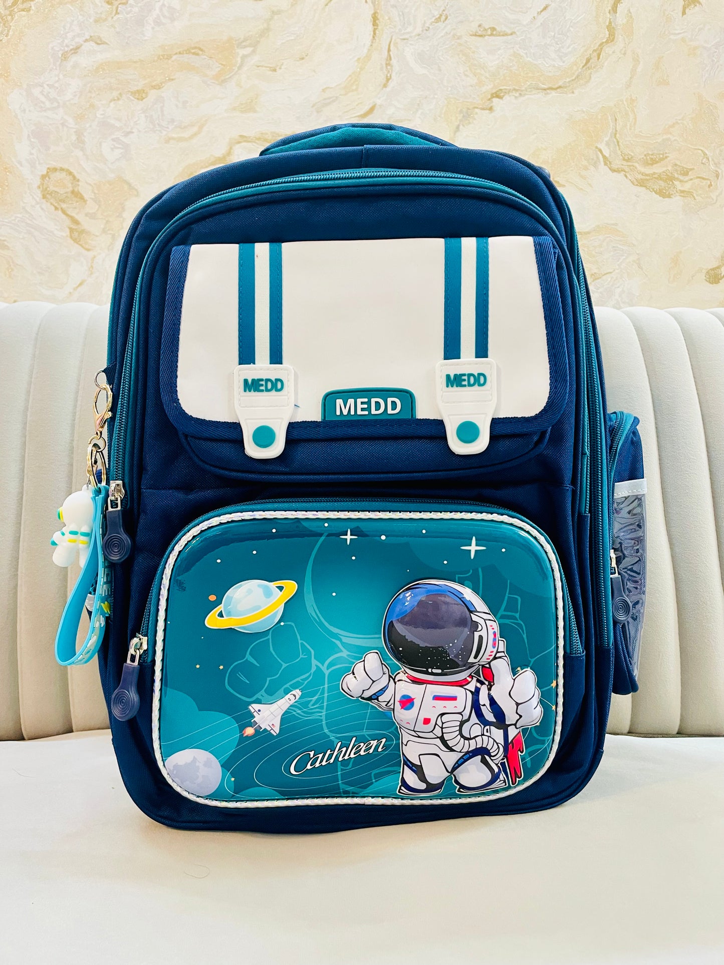 Premium 17” Backpack with 3D embossed print