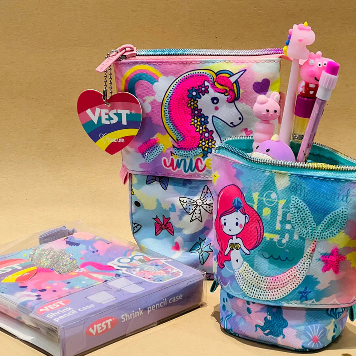 Luxury Stand and Slide Pencil Pouch