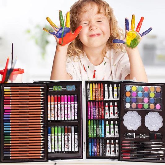 145pcs Art Painting Trunk for Kids & Adults