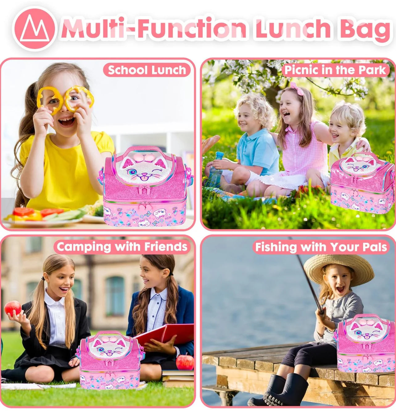 Double Decker Delight Lunchbag - Double the Yum, Double the Fun