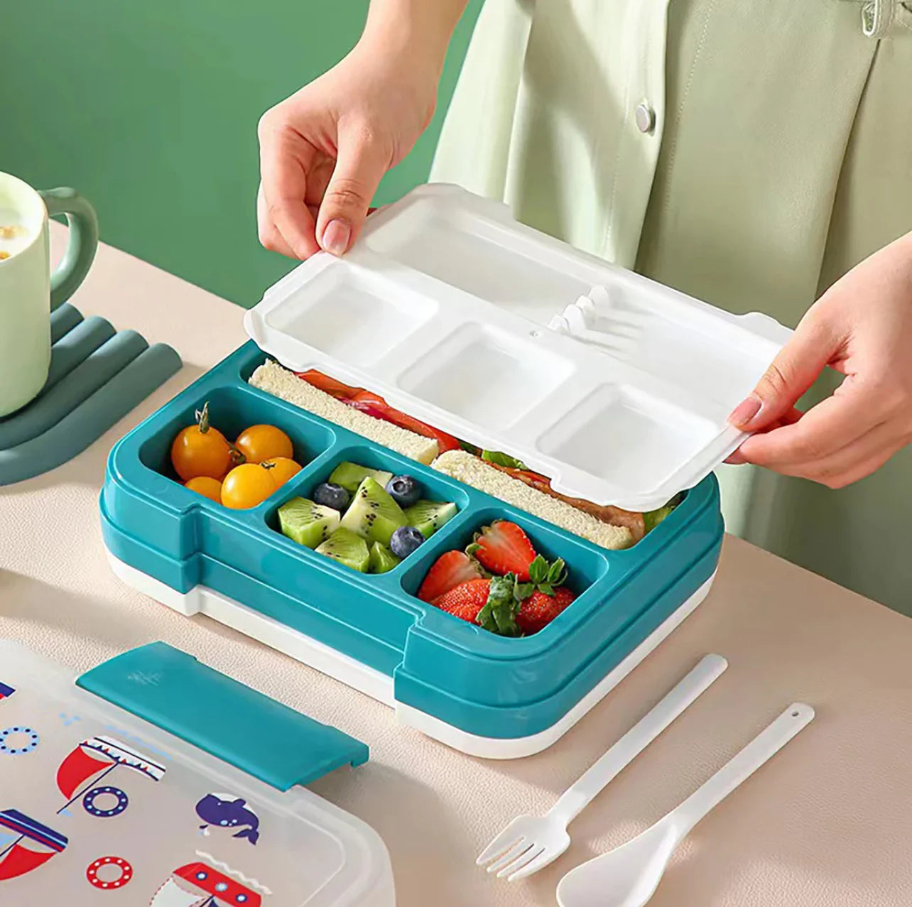 Transfer Proof Perfect Bento Snack Box - BPA Free