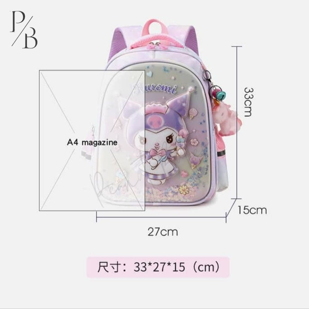 Luxury 13” Glitter Cutipie Backpack