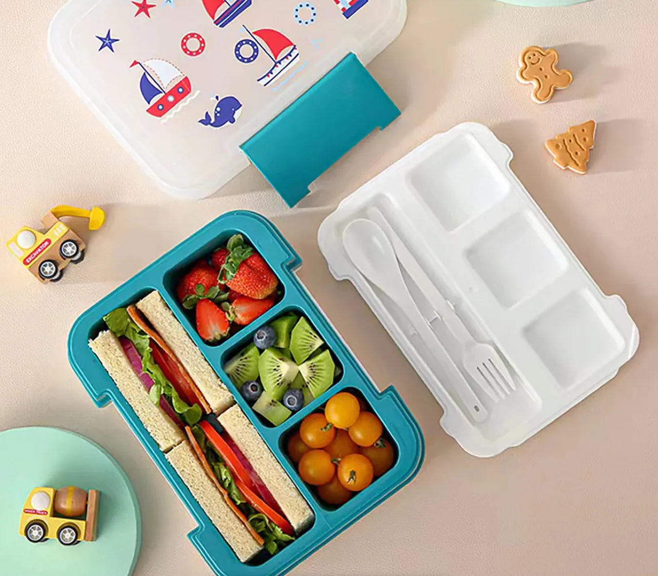 Transfer Proof Perfect Bento Snack Box - BPA Free