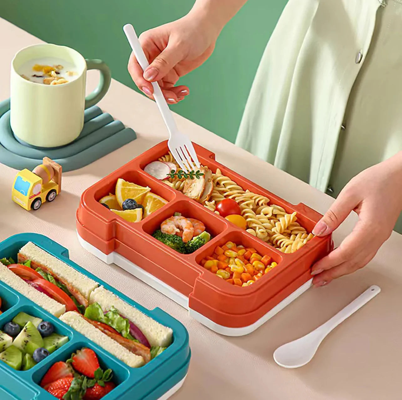 Transfer Proof Perfect Bento Snack Box - BPA Free